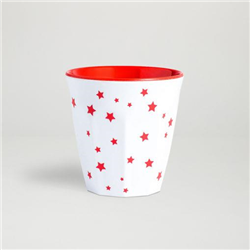 Melamine Tumblers Shooting Stars Red 260ml Set