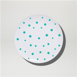 Melamine Plates Shooting Stars Green 20cm Set of 12