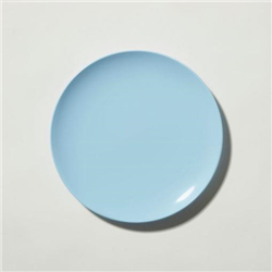 Melamine Plates Light Blue 20cm Set of 12