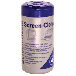 AF SCREEN CLENE DUO WIPES 135x175mm Tub 