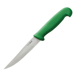 Hygiplas Vegetable Knife Serrated Green - 100mm
