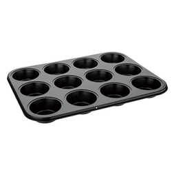 Vogue Non Stick Muffin Tray - 12 Cup 350x270x30mm
