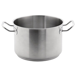 Vogue Stainless Steel Stew Pan 18.5Ltr