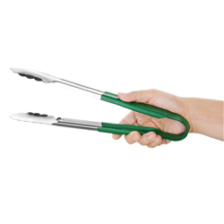 Colour Coded Serving Tongs Green