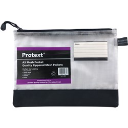 Protext Mesh Pouch A5 With Zipper  