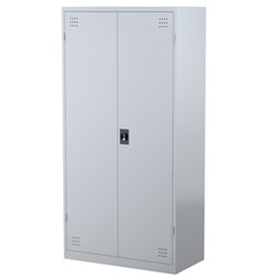 Steelco Personnel Wardrobe 914W x 463D x 1830mmH Silver Grey