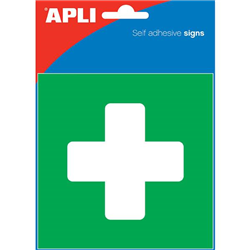 APLI SELF ADHESIVE SIGN First Aid 