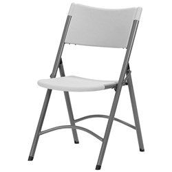 Sylex Fortress Plus Otto Folding Chair Light Grey 