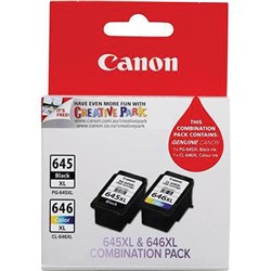 Canon PG645 CL646XL Ink Cartridge High Yield Twin Pack Black And Colour