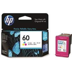 HP 60 Ink Cartridge Tri Colour CC643WA