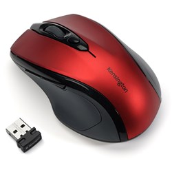 Kensington Pro Fit Mid-Size Wireless Mouse Ruby Red