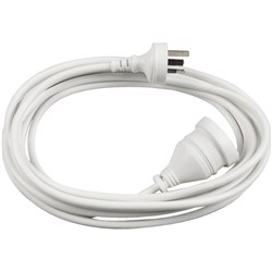 Italplast Power+ Extension Lead 5 Metre White