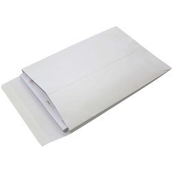 Cumberland Plain Envelope 229 x 340mm Strip Seal Expandable White Pack Of 50