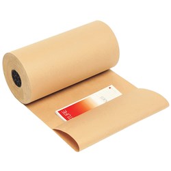 Marbig Kraft Paper Roll 65gsm 600mm x 340m Brown 