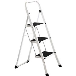 Italplast Step Ladder 3 Step White 