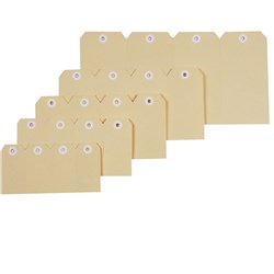 Esselte Shipping Tags No. 3 48 x 96mm Buff Box Of 1000 