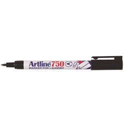 Artline 750 Laundry Marker Bullet 0.7mm Black 