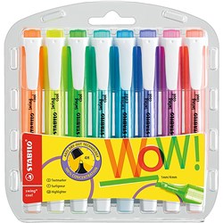 Stabilo 275/8 Swing Cool Highlighters Assorted Chisel 1-4mm Wallet Of 8