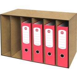 Marbig Stor A File 6 Compartments 570W x 295D x 380mmH Kraft