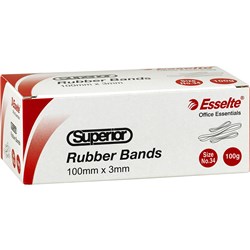 Esselte Superior Rubber Bands Size 34 Box 100gm 