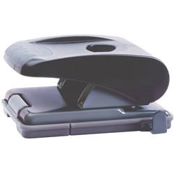 Marbig 2 Hole Punch Small 12 Sheet Capacity Black 