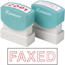 XStamper Stamp CX-BN 1346 Faxed Red 