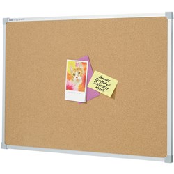 Quartet Penrite Corkboard 1500 x 900mm Aluminium Frame 