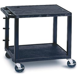 Tuffy Utility Trolley 2 Shelf 66cmH Black 