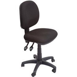 Rapidline EC070CM Operator Task Chair Medium Back  3 Lever Black