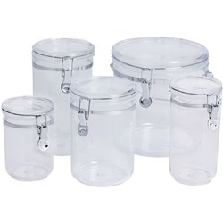 Connoisseur Acrylic Storage Canister Round 0.8 Litres 