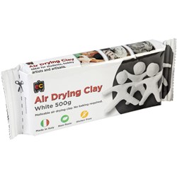 Edvantage Air Drying Clay 500gm White  