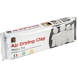 Edvantage Air Drying Clay 1kg White  