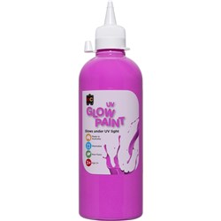 EC UV Glow Paint 500ml Magenta 