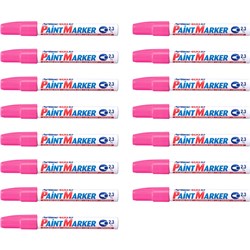Artline 400XF Paint Marker Medium Bullet 2.3mm Pink Pack Of 15