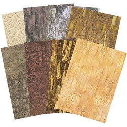 Zart Bark Paper  A3 Assorted Designs Pack of 40