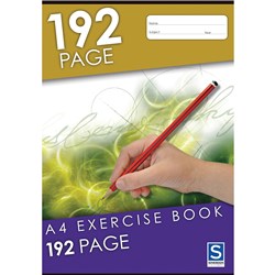 Sovereign Exercise Book A4 8mm Ruled 192 Page  