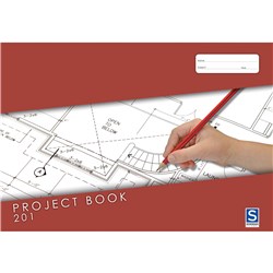 Sovereign Project Book 265x375mm 8mm Ruled 24 Page  