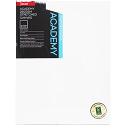 Jasart Academy Stretched Canvas 12 x 16 Inch Thick Edge 280gsm 