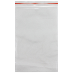 Poly Bag Resealable 50um Clear 125x205mm Pkt 100