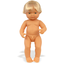 Miniland Doll Caucasian Boy 38cm