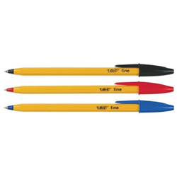 Bic Finepoint Ballpoint Pen 0.7mm Blue Box 12