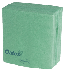 Oates Antibacterial Cloth Green 20 Pack HW-003-G