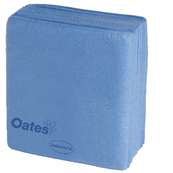 Oates Antibacterial Cloth Blue 20 Pack HW-003-B