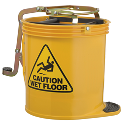 Oates Contractor Wringer Mop Bucket Yellow 15L IW-005Y