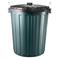 Oates Green Plastic Garbage Bin 75 Litre GB-75PLAS