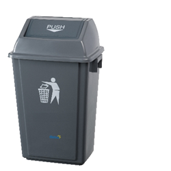 Oates Flip Bin 60 Litre Grey BB-60FGY