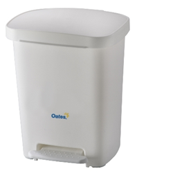 Oates Pedal Bin 30 Litre White BB-30PW