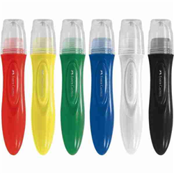 Faber-Castell Little Creatives Jumbo Squeezing Paintbrush Pack of 6