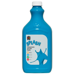 EC Classroom Splash Paint 2 Litres Turquoise Blue