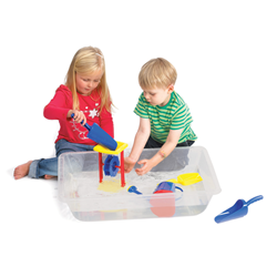 Sand and Water Play Tray Clear